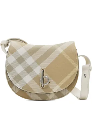 Burberry Rocking Horse rutig axelremsväska