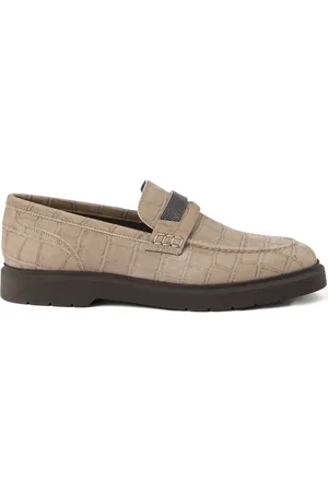 Brunello Cucinelli Läderloafers