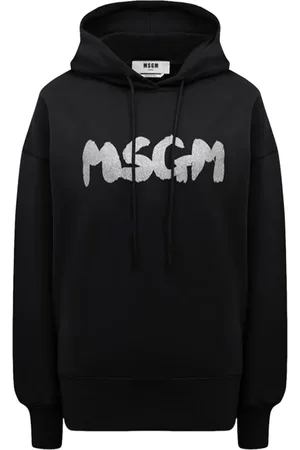 Msgm Hoodie med logotyp