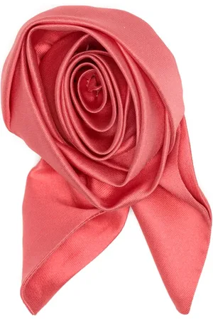 DICE KAYEK Brosch med blomapplikation