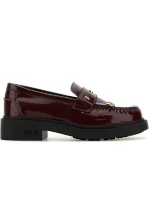 Fendi Filo läderloafers