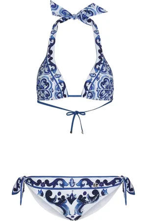 Dolce & Gabbana Majolica trekantsbikini