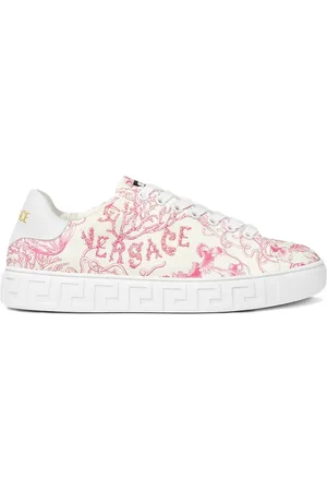 VERSACE Utsmyckade låga sneakers
