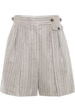 Brunello Cucinelli Shorts med plisserad detalj