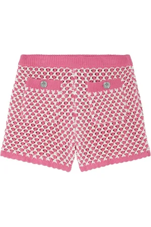 VERSACE Virkstickade shorts