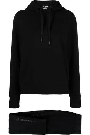 EA7 Tonad tracksuit med logotyp