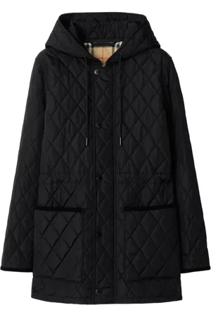 Burberry Quiltad jacka med huva