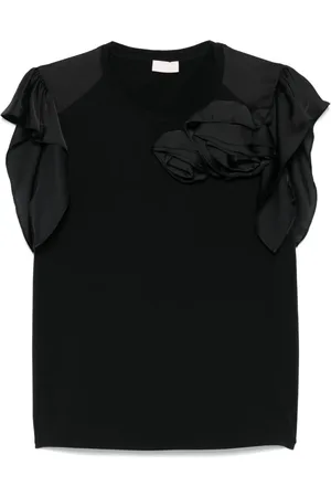 Liu Jo Blus med blomapplikation