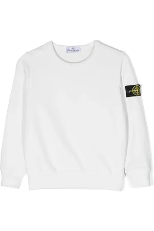 Stone Island Sweatshirt med kompassmärke