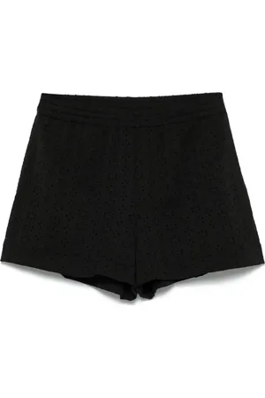 FISICO Shorts med engelsk brodyr