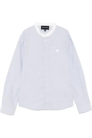 Emporio Armani Skjorta med broderad logotyp
