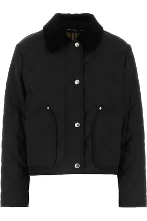 Burberry Kort quiltad jacka