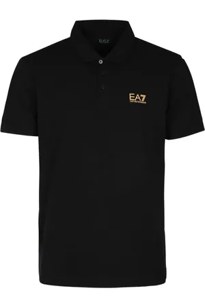 EA7 Pikétröja med logotypdetalj
