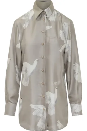 Stella McCartney Skjorta med duvtryck