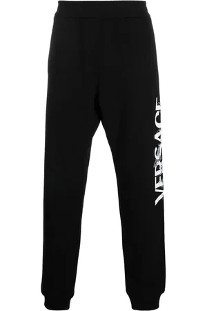 VERSACE Sweatpants med broderad logotyp