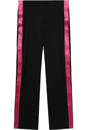 Helmut Lang Byxor med satinkant