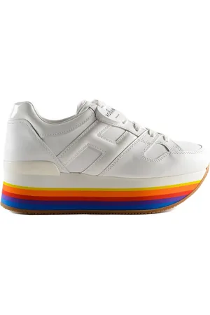 Hogan Sneakers med regnbågsfärgad sula
