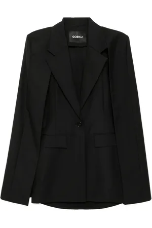 GOEN.J Blazer med spetsiga slag