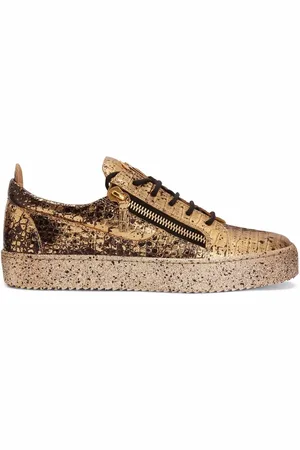 Giuseppe Zanotti Frankie sneakers med krokodileffekt
