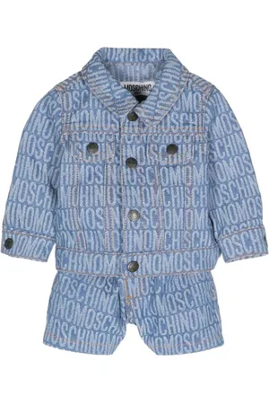 Moschino Jeansjacka med logotyp