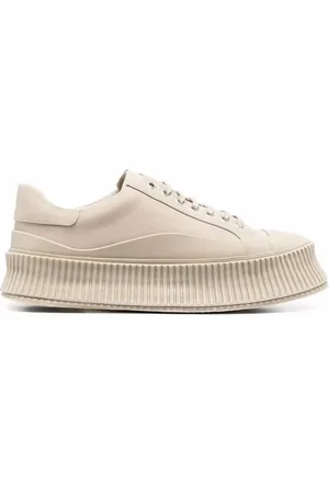 Jil Sander Sneakers med platåsula