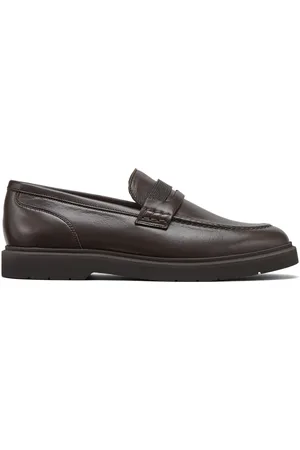 Brunello Cucinelli Loafers med lackad finish