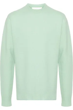 Jil Sander Ulltröja med ribbad kant
