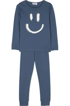 Molo Lue pyjamas med smileytryck