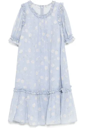 Needle & Thread Rose ditsy chiffon dress