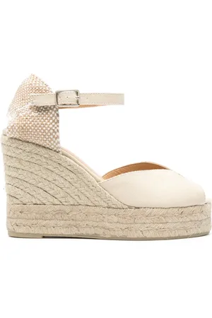 Castaner Bianca vävda espadriller i bast 105 mm
