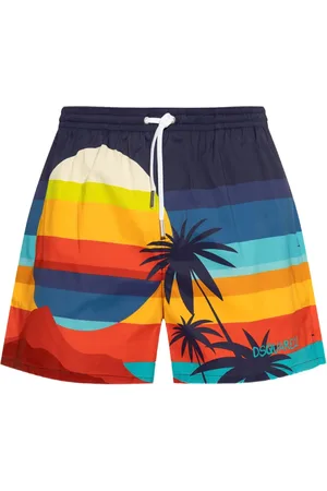 Dsquared2 Badbyxor med grafiskt tryck