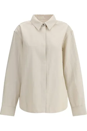 Jil Sander Pikétröja med logotypapplikation