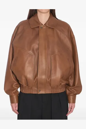 Saint Laurent Bomberjacka i läder