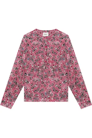 Marant Etoile Maria blus med abstrakt tryck