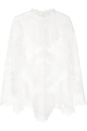 ZIMMERMANN Blus i blommig spets