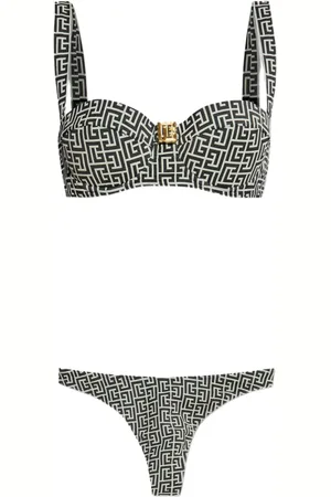 Balmain Bikini med geometriskt tryck