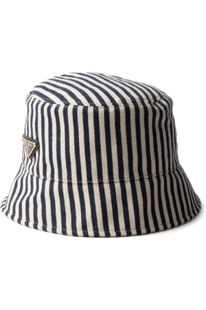 Prada Randig fiskehatt
