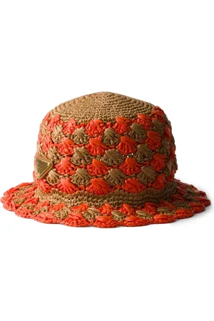 Prada Virkstickad fiskehatt