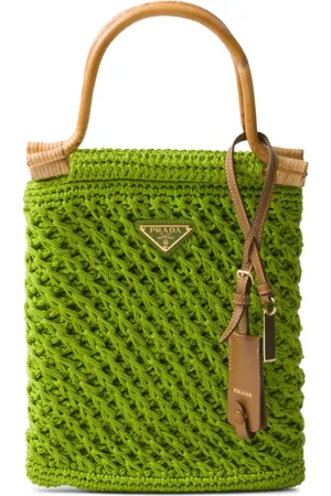 Prada Vera virkad totebag