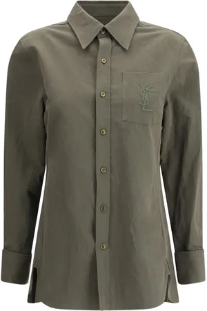 Saint Laurent Skjorta med broderad logotyp