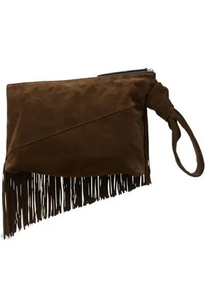 Isabel Marant Faro clutch i mocka
