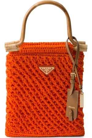 Prada Vera virkad totebag