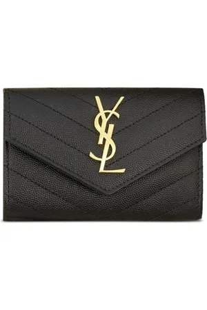 Saint Laurent Cassandre chevronquiltad korthållare