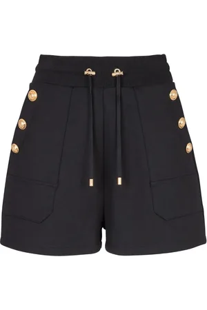 Balmain Shorts med sex knappar