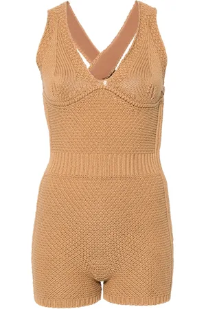 Max Mara Abavo stickad playsuit