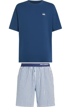 Karl Lagerfeld Randig kort pyjamas