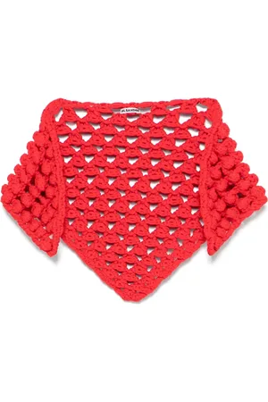 Jil Sander Grovstickad foulard