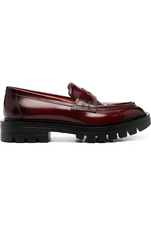 santoni Läderloafers