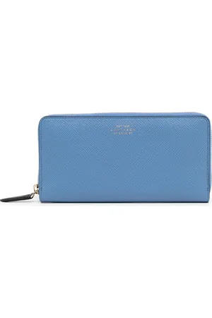 SMYTHSON Läderplånbok med dragkedja