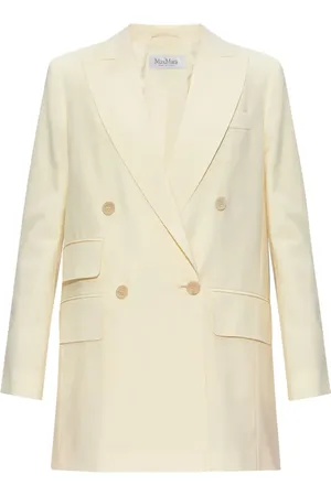 Max Mara Dubbelknäppt blazer i jungfruull